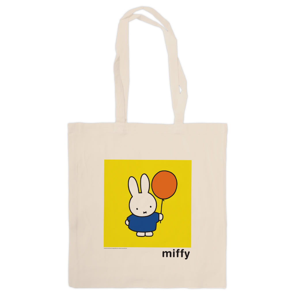 Miffy Holding a Balloon Tote Shopper Bag Miffy Holding a Balloon Tote Shopper Bag