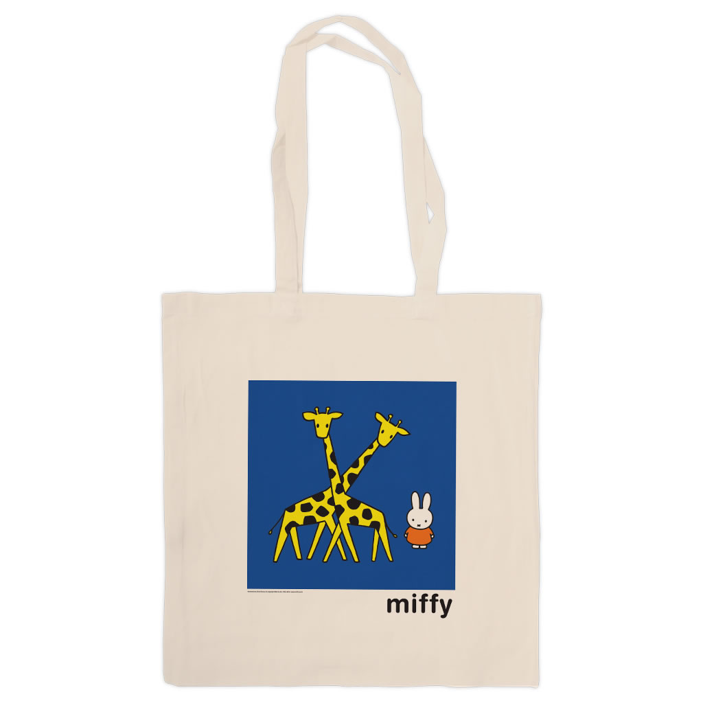 Miffy with Two Giraffes Tote Shopper Bag Miffy with Two Giraffes Tote Shopper Bag