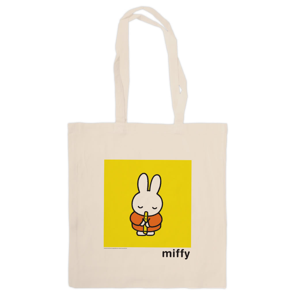 Miffy Playing the Recorder Tote Shopper Bag Miffy Playing the Recorder Tote Shopper Bag