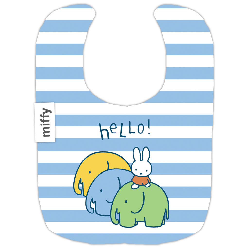 miffy elephants baby bib miffy elephants baby bib