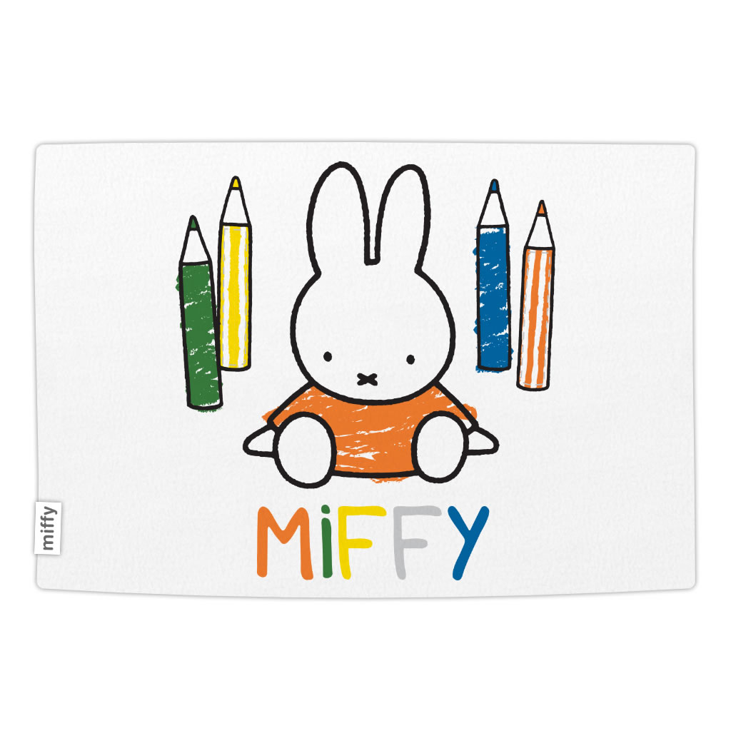 miffy colouring pencils baby blanket miffy colouring pencils baby blanket
