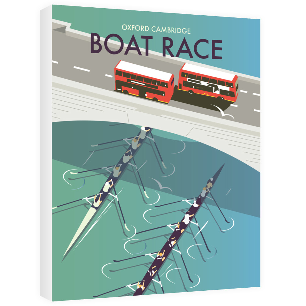 THOMPSON161: The Boat Race - Canvas THOMPSON161: The Boat Race - Canvas