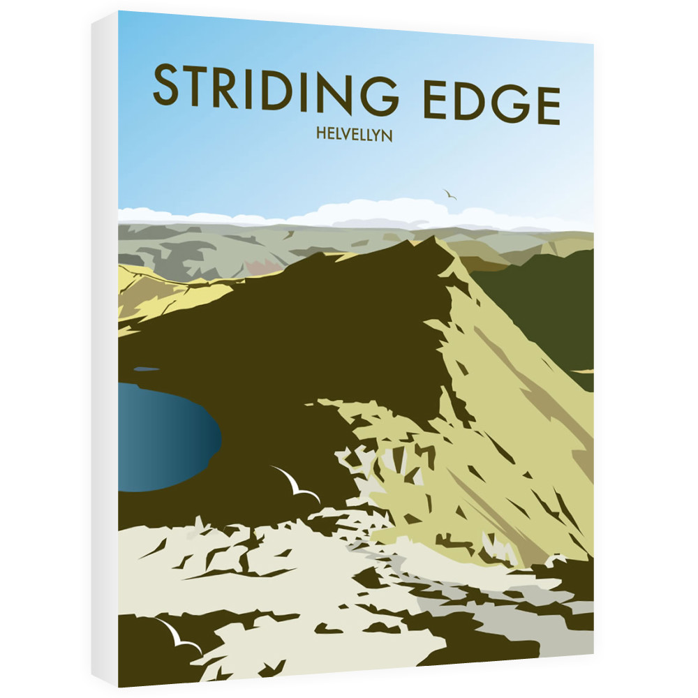 THOMPSON193: Striding Edge, Helvellyn - Canvas THOMPSON193: Striding Edge, Helvellyn - Canvas