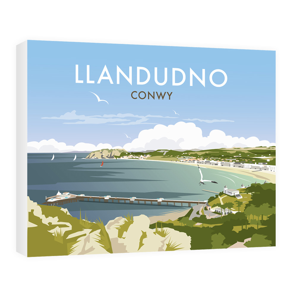 THOMPSON379: Llandudno, Wales - Canvas THOMPSON379: Llandudno, Wales - Canvas