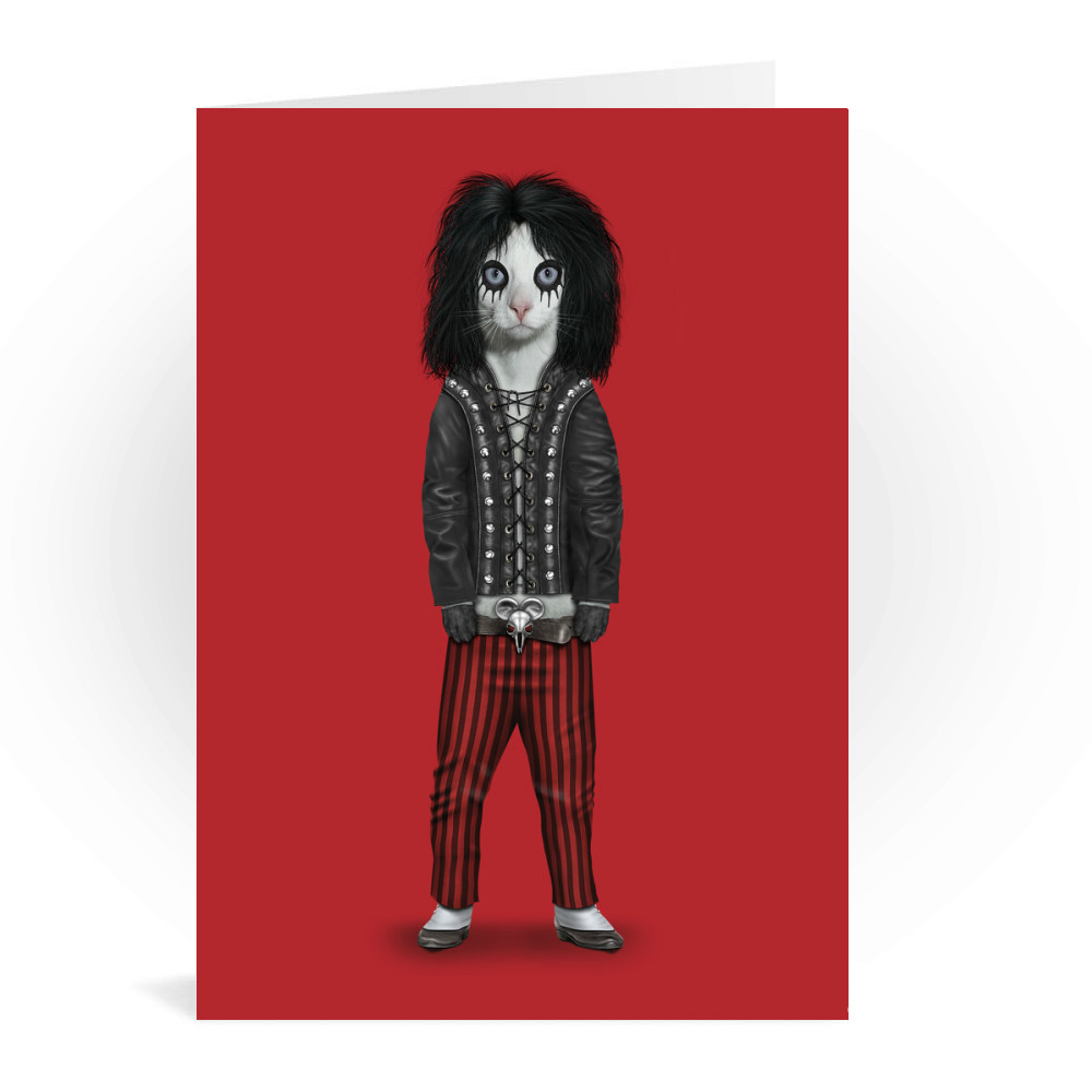 Shock Rock Pets Rock Greeting Card Shock Rock Pets Rock Greeting Card