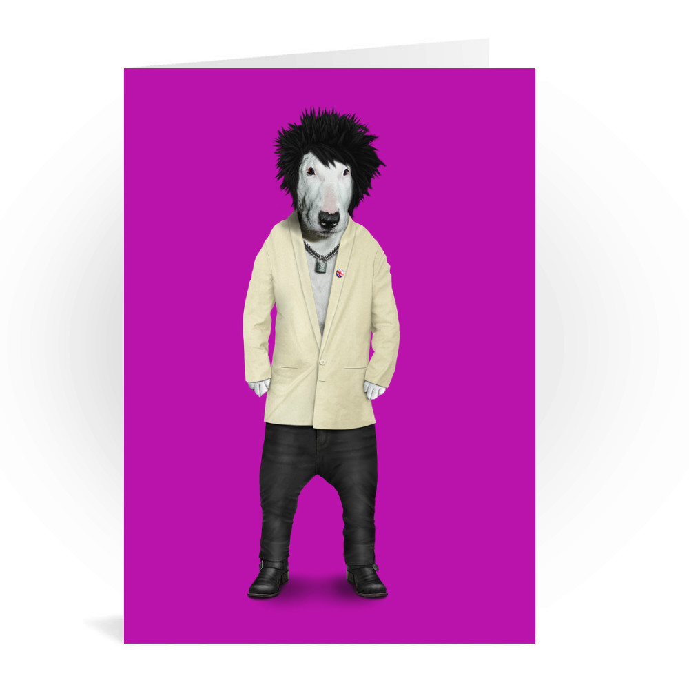 Punk Pets Rock Card Punk Pets Rock Card