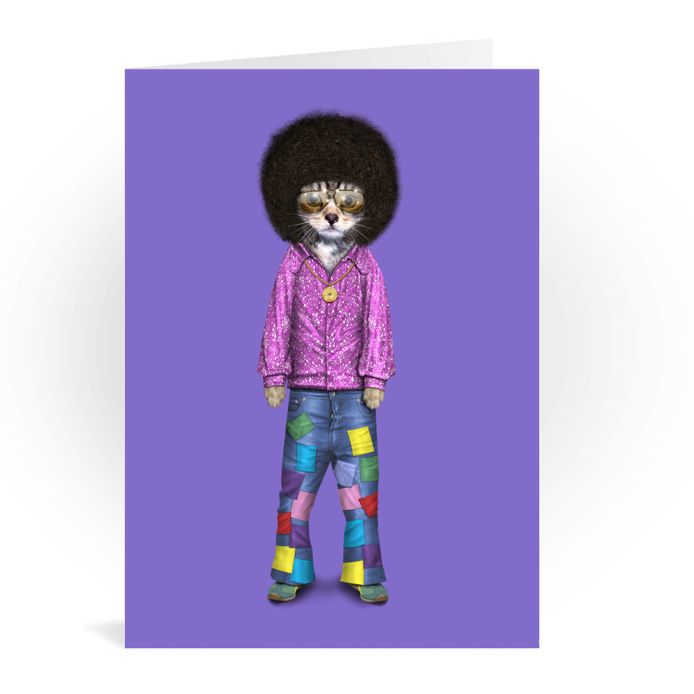 Disco Pets Rock Greeting Card Disco Pets Rock Greeting Card
