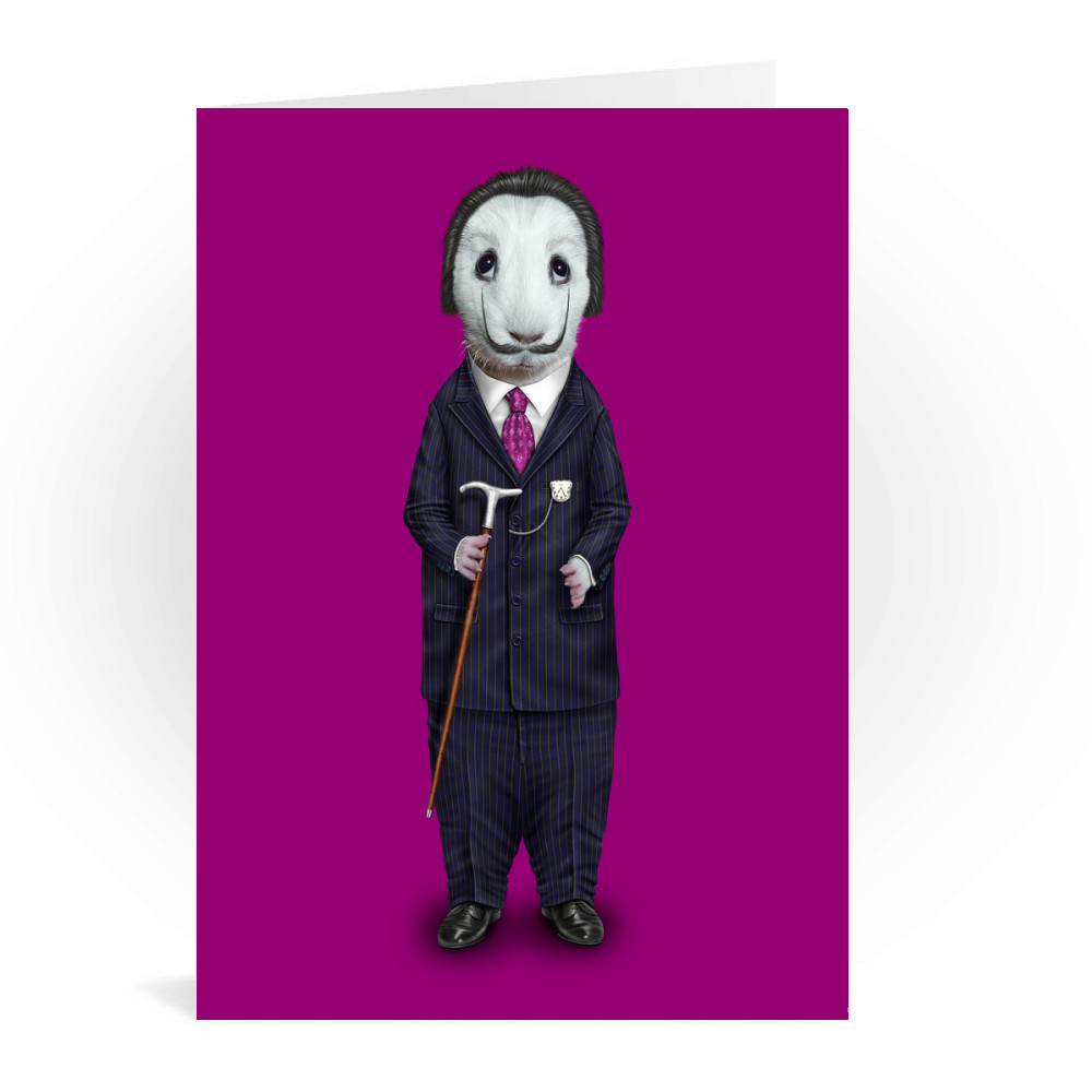 Surreal Pets Rock Greeting Card Surreal Pets Rock Greeting Card