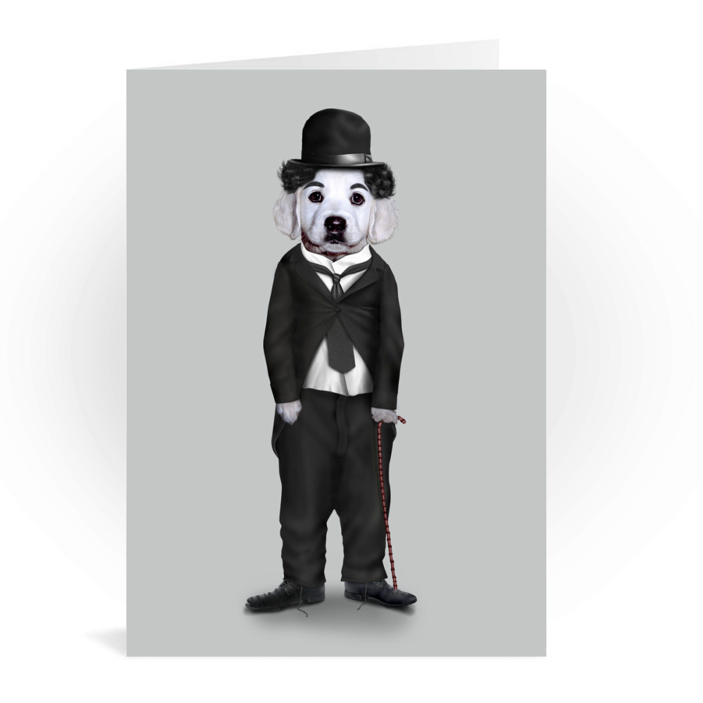 Tramp Pets Rock Greeting Card Tramp Pets Rock Greeting Card