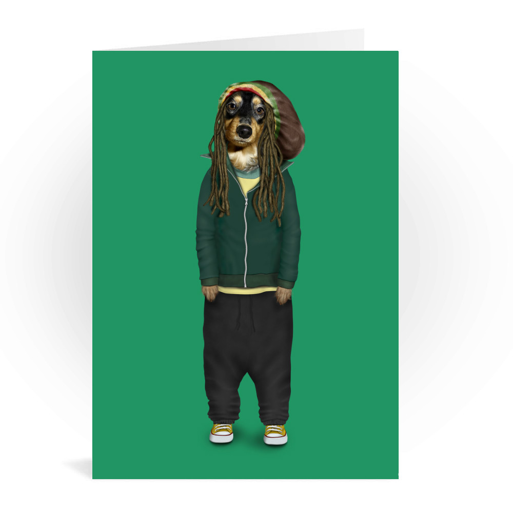 Reggae Pets Rock Greeting Card Reggae Pets Rock Greeting Card