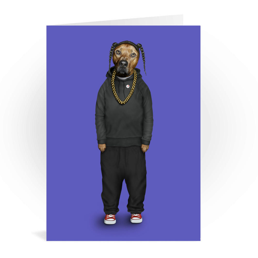 Rap Pets Rock Greeting Card Rap Pets Rock Greeting Card
