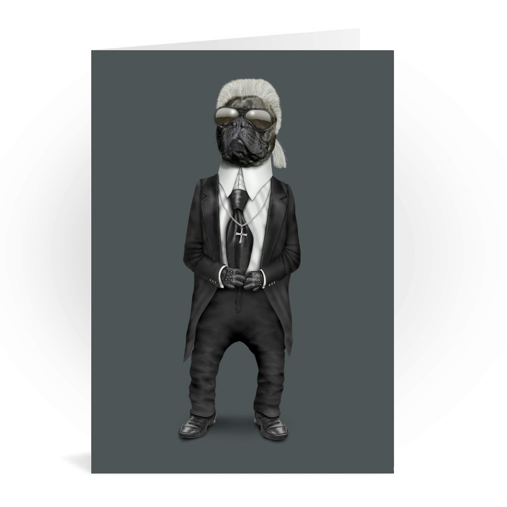 Fashion Pets Rock Greeting Card Fashion Pets Rock Greeting Card