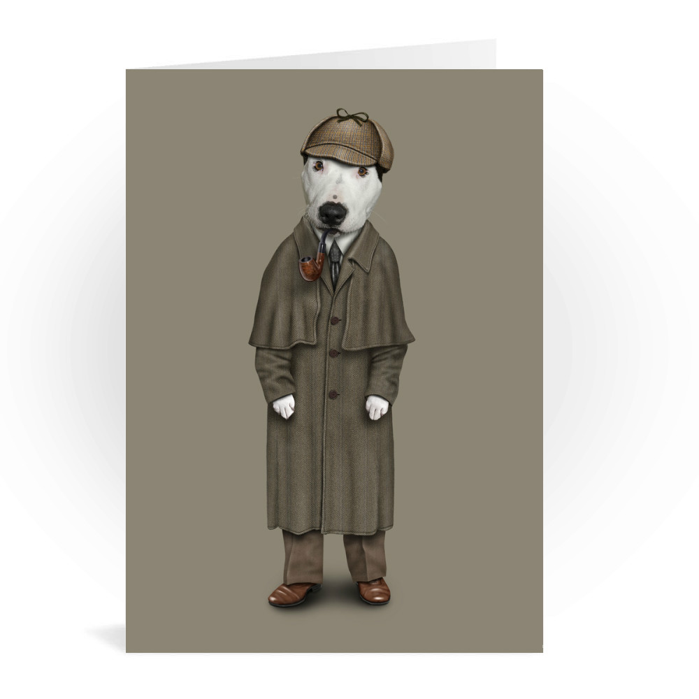 Detective Pets Rock Greeting Card Detective Pets Rock Greeting Card