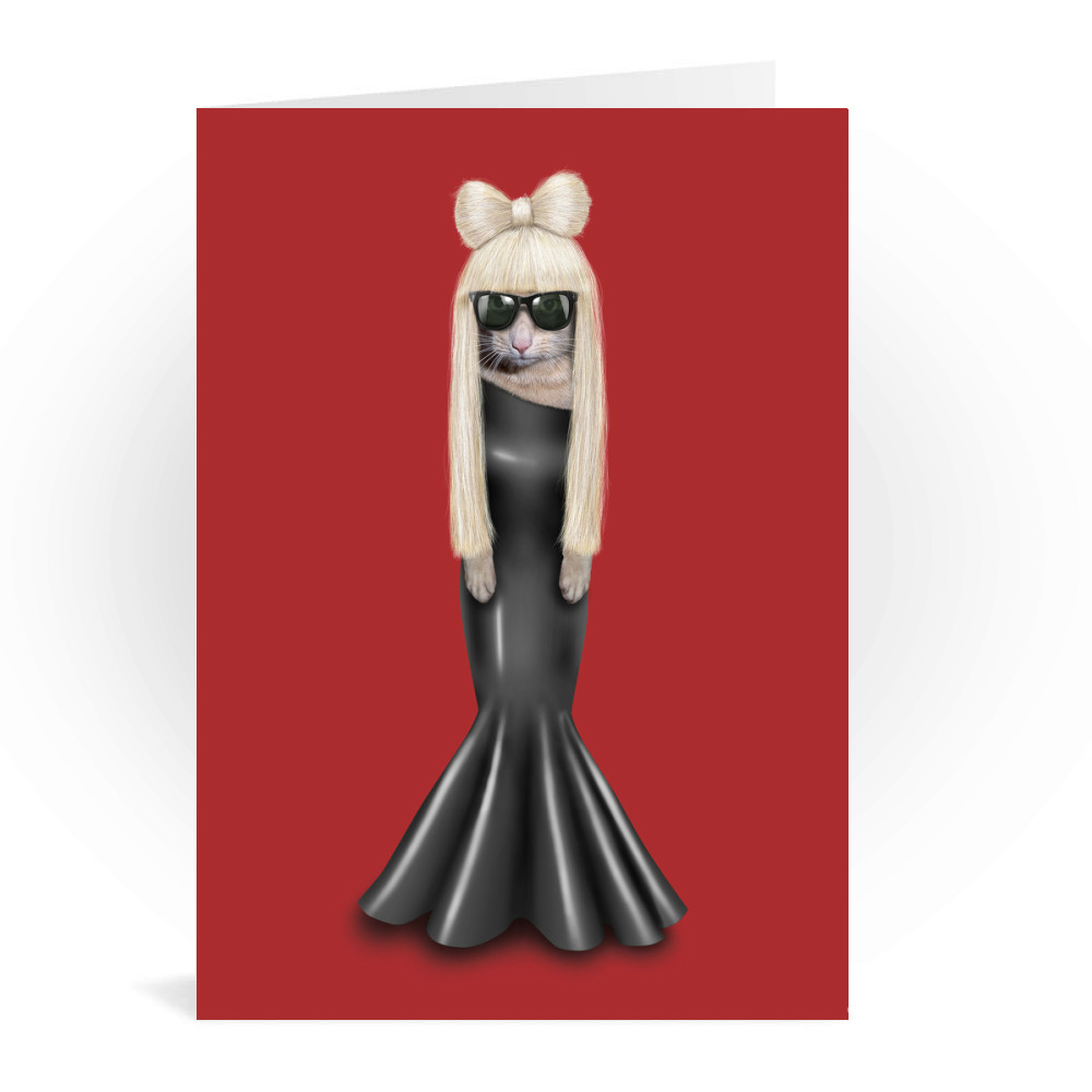 GG Pets Rock Greeting Card GG Pets Rock Greeting Card