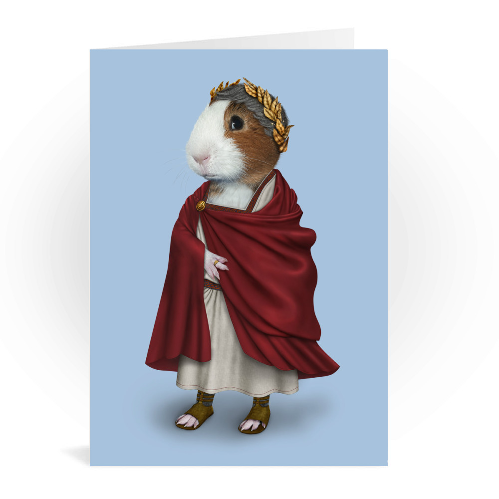 Caesar Pets Rock Greeting Card Caesar Pets Rock Greeting Card