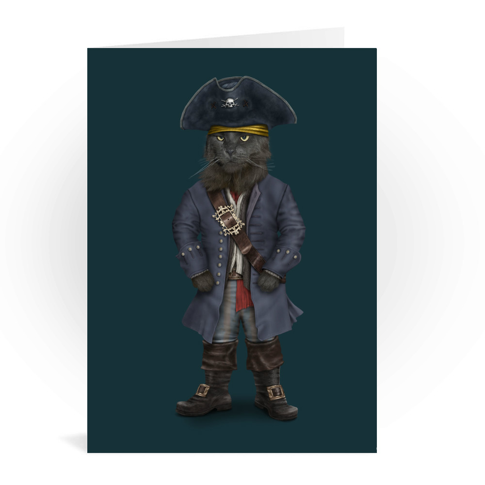 CatBeard Pets Rock Greeting Card CatBeard Pets Rock Greeting Card