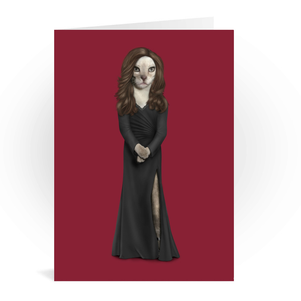 Hollywood Lady Pets Rock Greeting Card Hollywood Lady Pets Rock Greeting Card