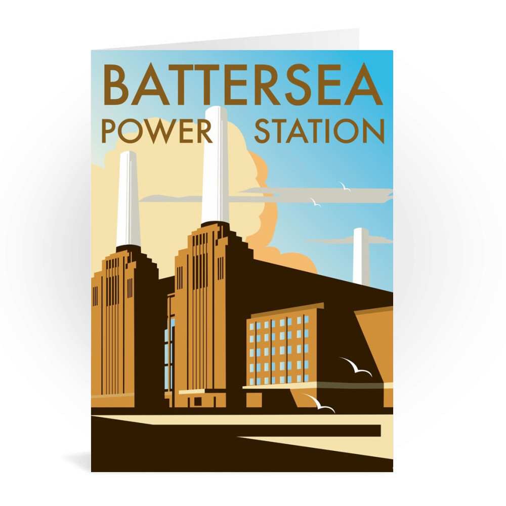 Battersea Power Station Greeting Card Battersea Power Station Greeting Card