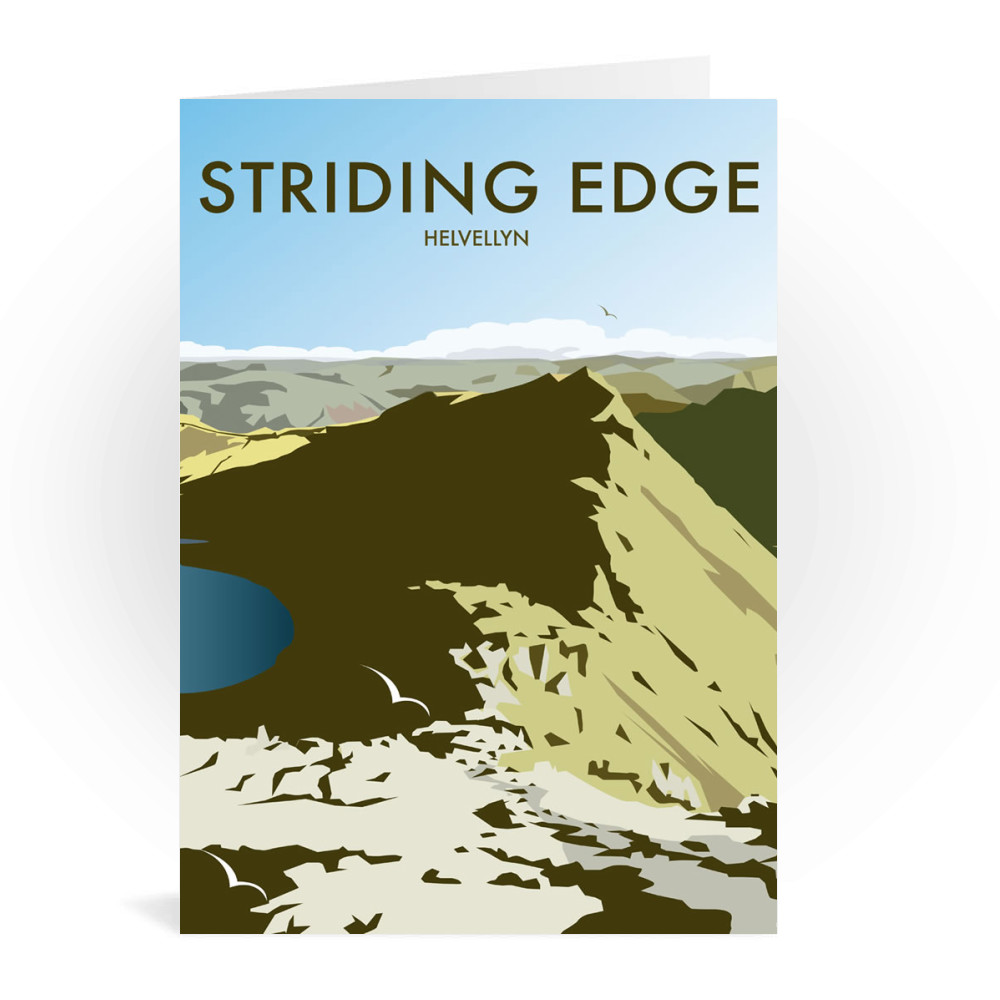 Helvellyn Edge, Lake District Greeting Card Helvellyn Edge, Lake District Greeting Card