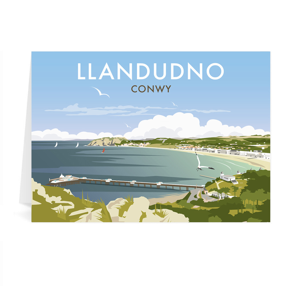 Llandudno Greeting Card Llandudno Greeting Card