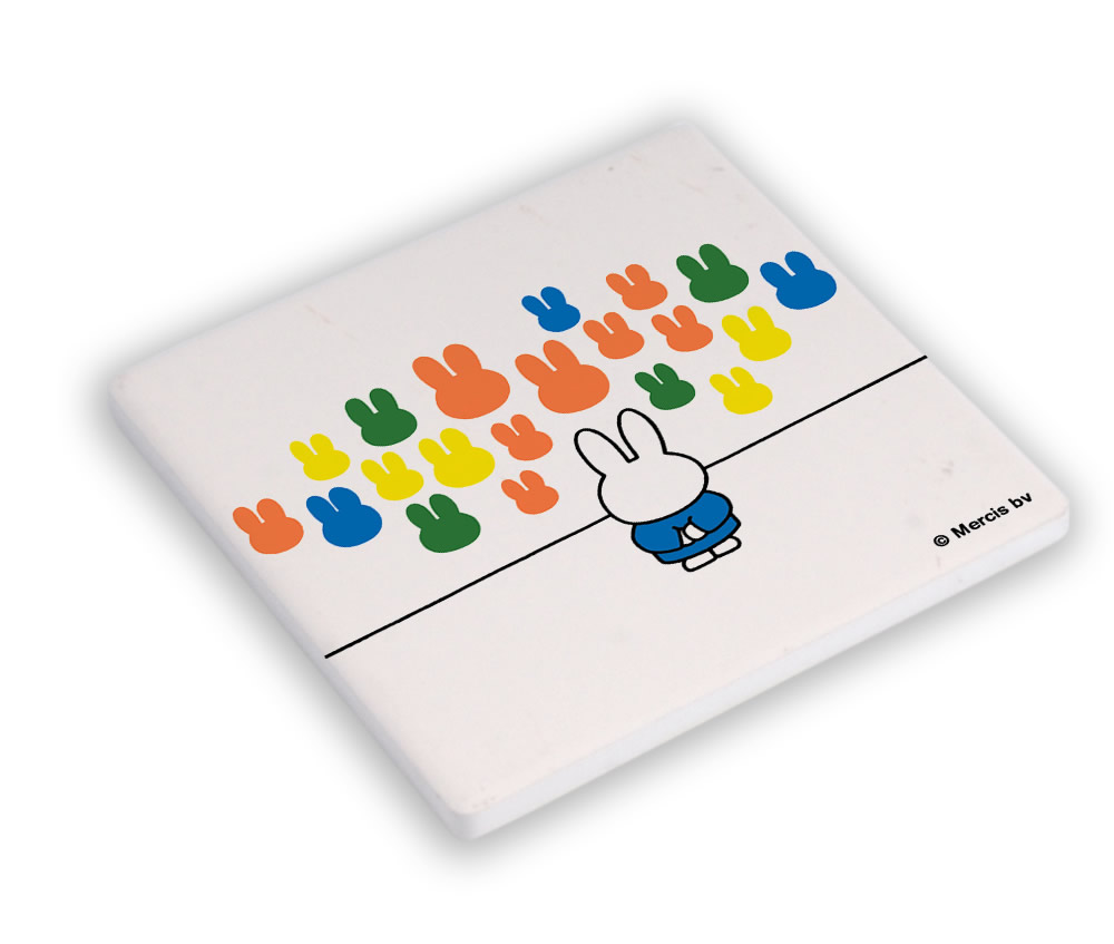 Miffy Ceramic Coaster Miffy Ceramic Coaster