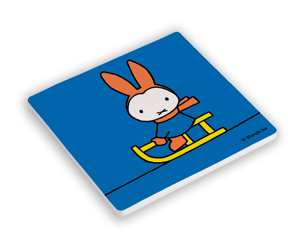Miffy Ceramic Coaster Miffy Ceramic Coaster