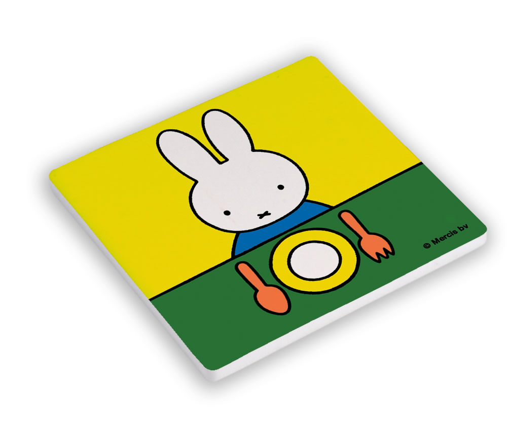 Miffy Ceramic Coaster Miffy Ceramic Coaster