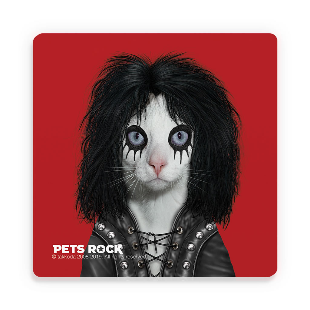 Shock Rock Pets Rock Ceramic Coaster Shock Rock Pets Rock Ceramic Coaster