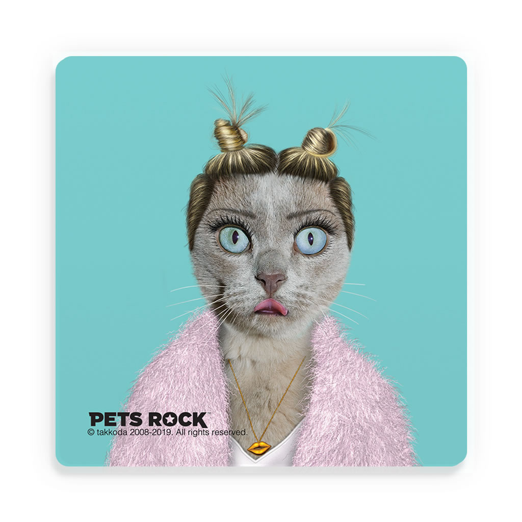 Twerk Pets Rock Ceramic Coaster Twerk Pets Rock Ceramic Coaster