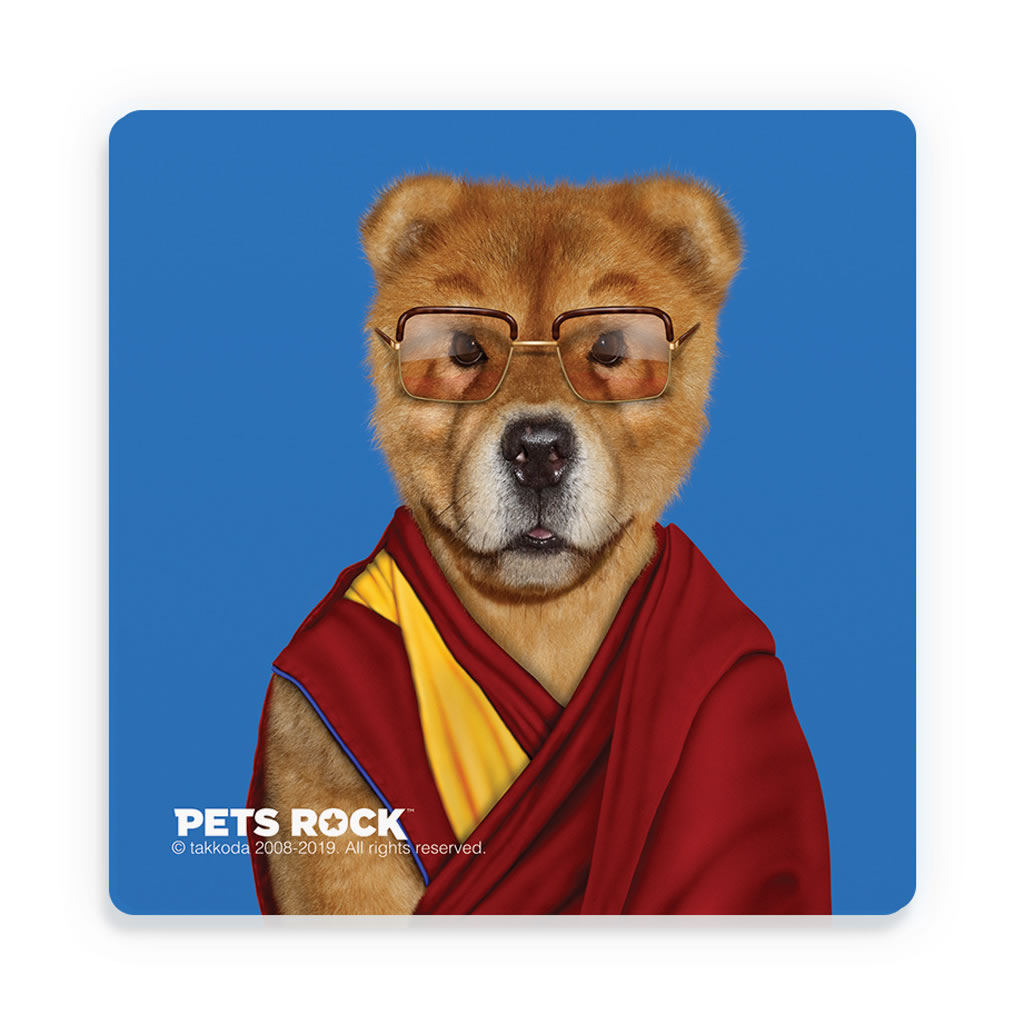 Tibet Pets Rock Ceramic Coaster Tibet Pets Rock Ceramic Coaster