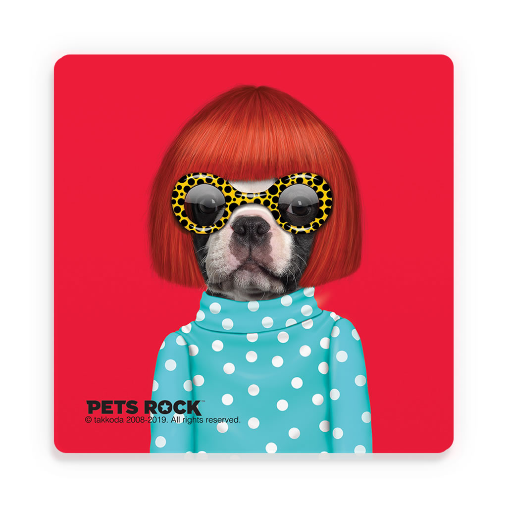 Spots Pets Rock Ceramic Coaster Spots Pets Rock Ceramic Coaster