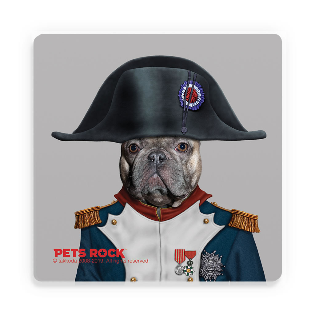 Napoleon Pets Rock Ceramic Coaster Napoleon Pets Rock Ceramic Coaster