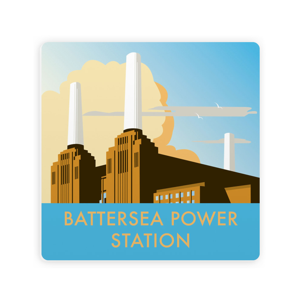 Battersea Power Station Ceramic Coaster Battersea Power Station Ceramic Coaster