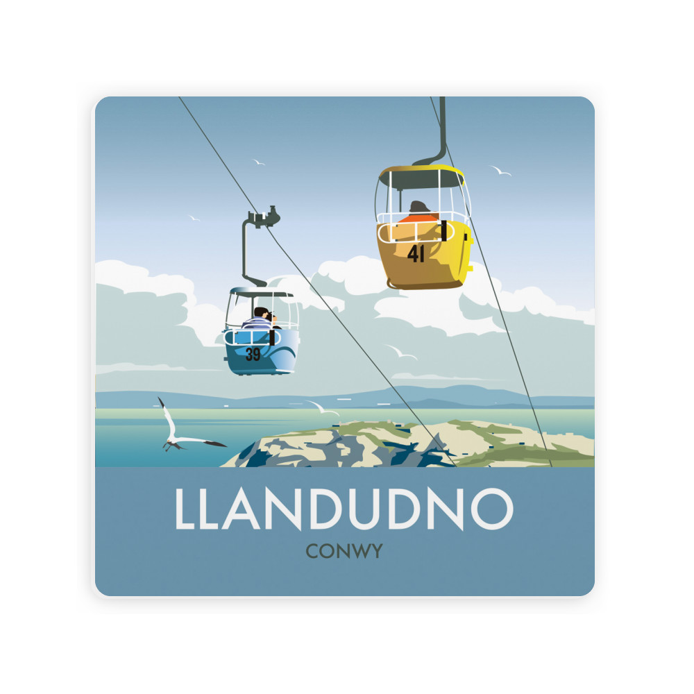 Llandudno, Conwy Ceramic Coaster Llandudno, Conwy Ceramic Coaster