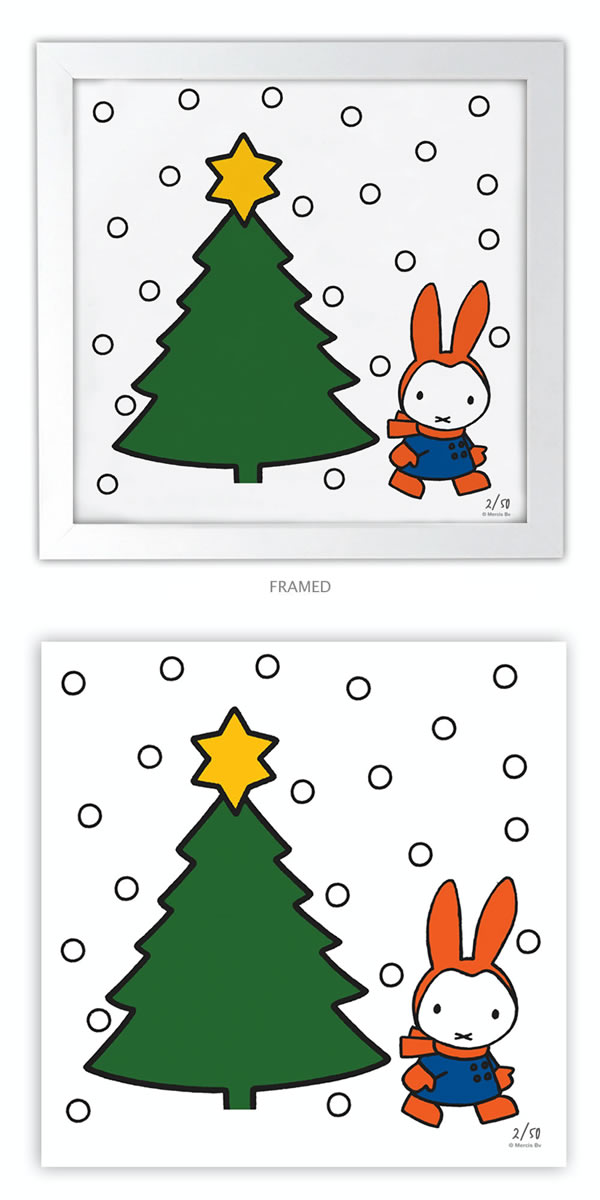 Miffy Xmas Collector's Edition Art Print Miffy Xmas Collector's Edition Art Print
