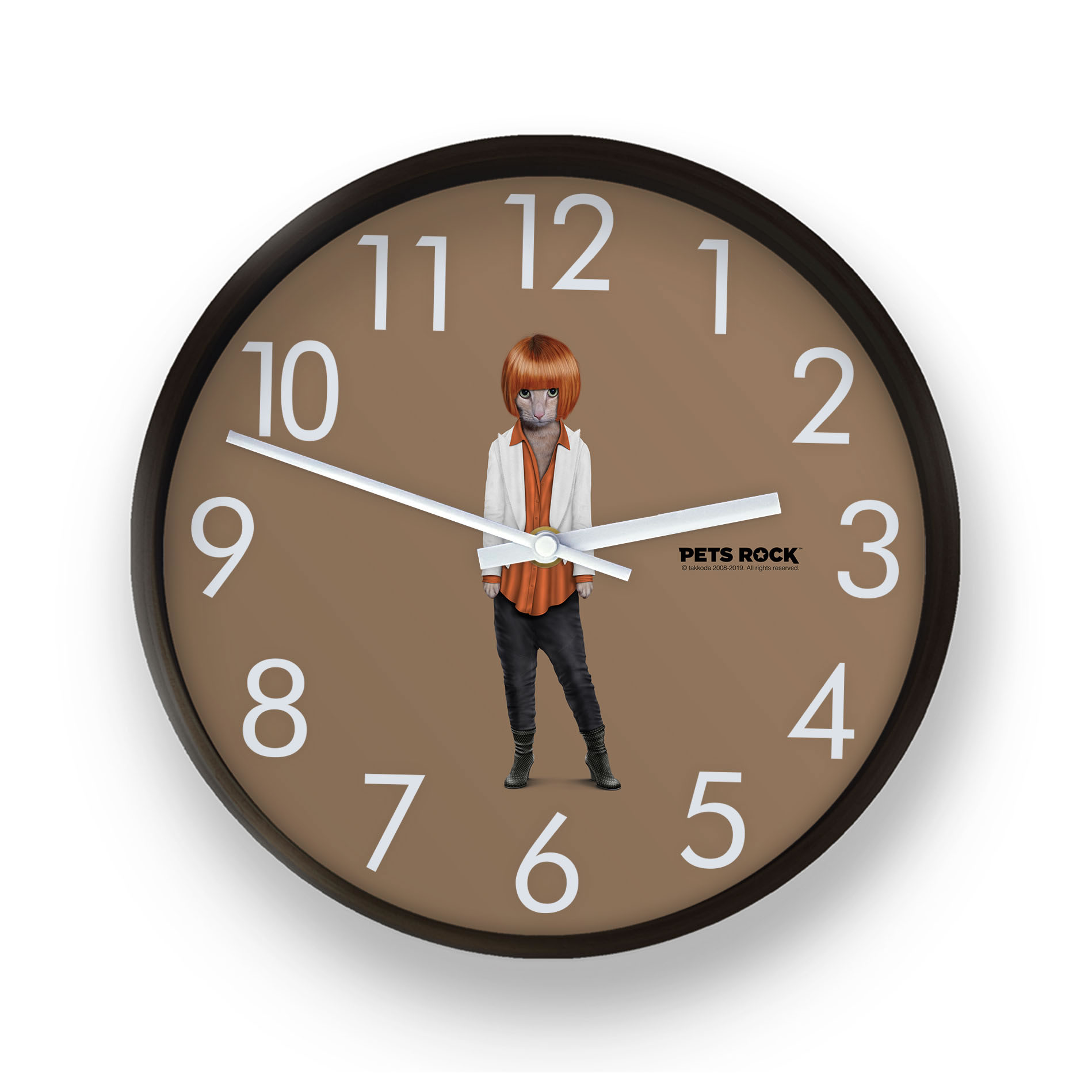 Mary Pets Rock Wall Clock Mary Pets Rock Wall Clock