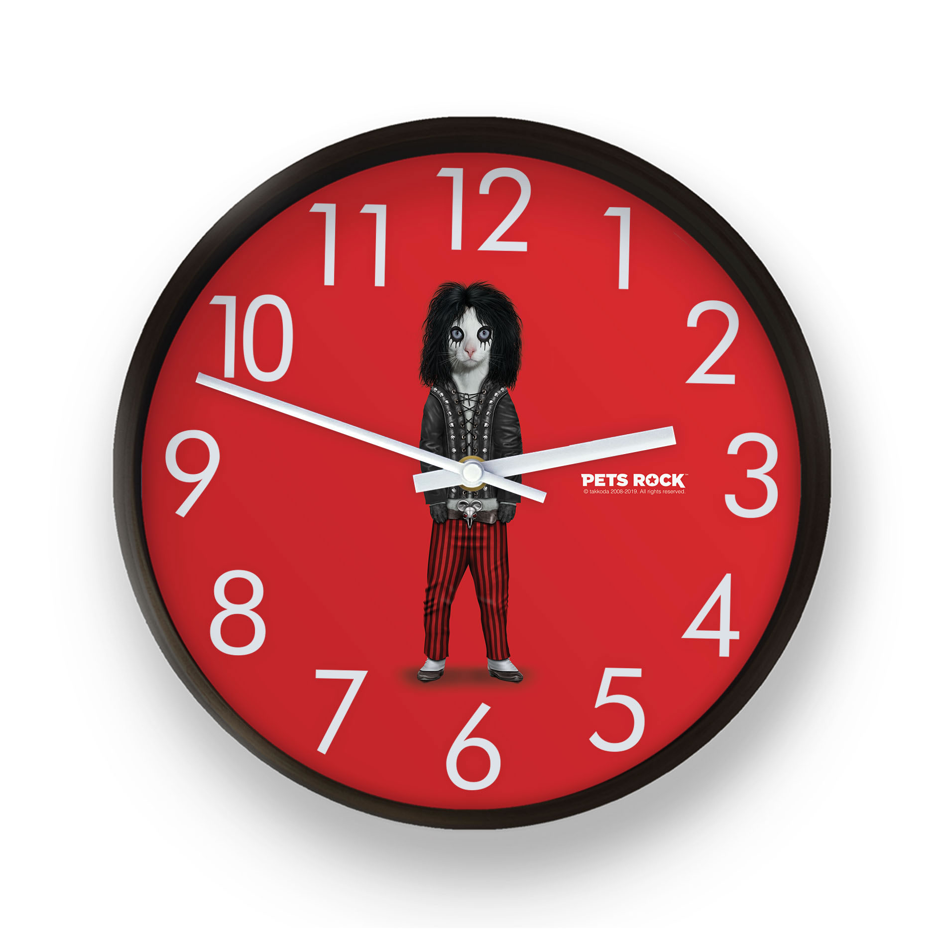 Shock Rock Pets Rock Wall Clock Shock Rock Pets Rock Wall Clock