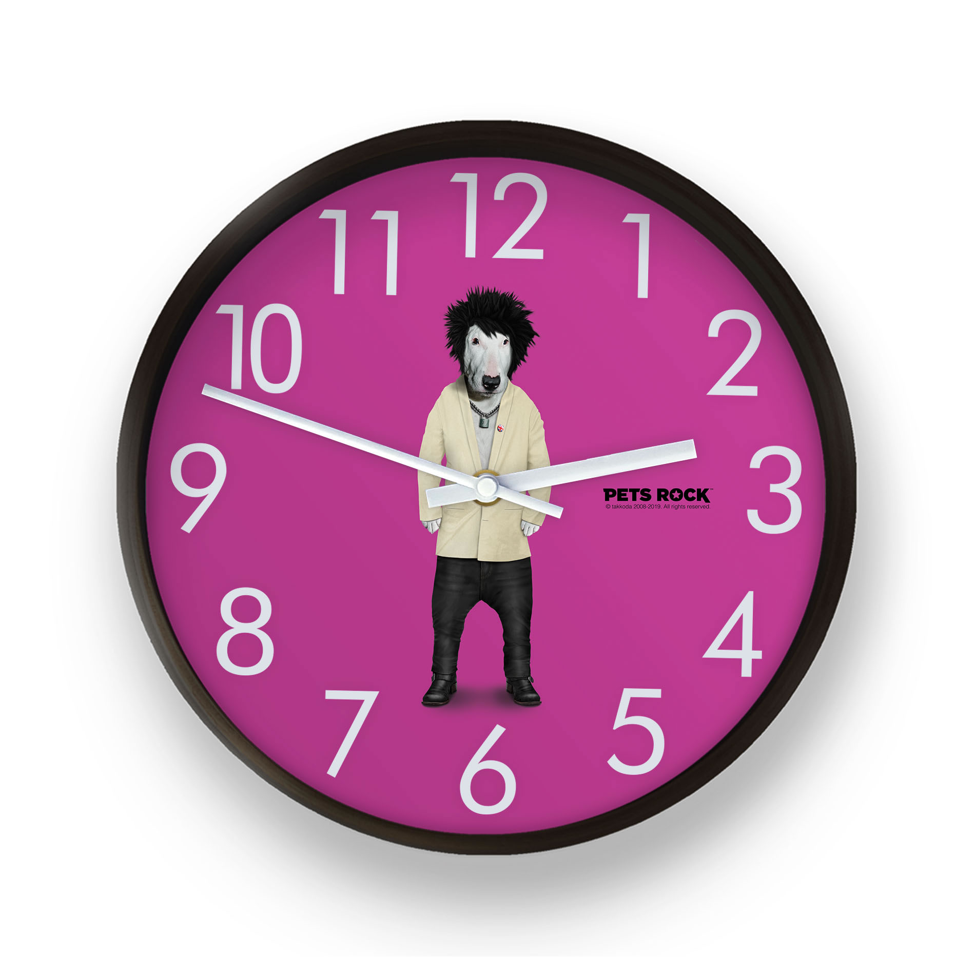 Punk Pets Rock Wall Clock Punk Pets Rock Wall Clock