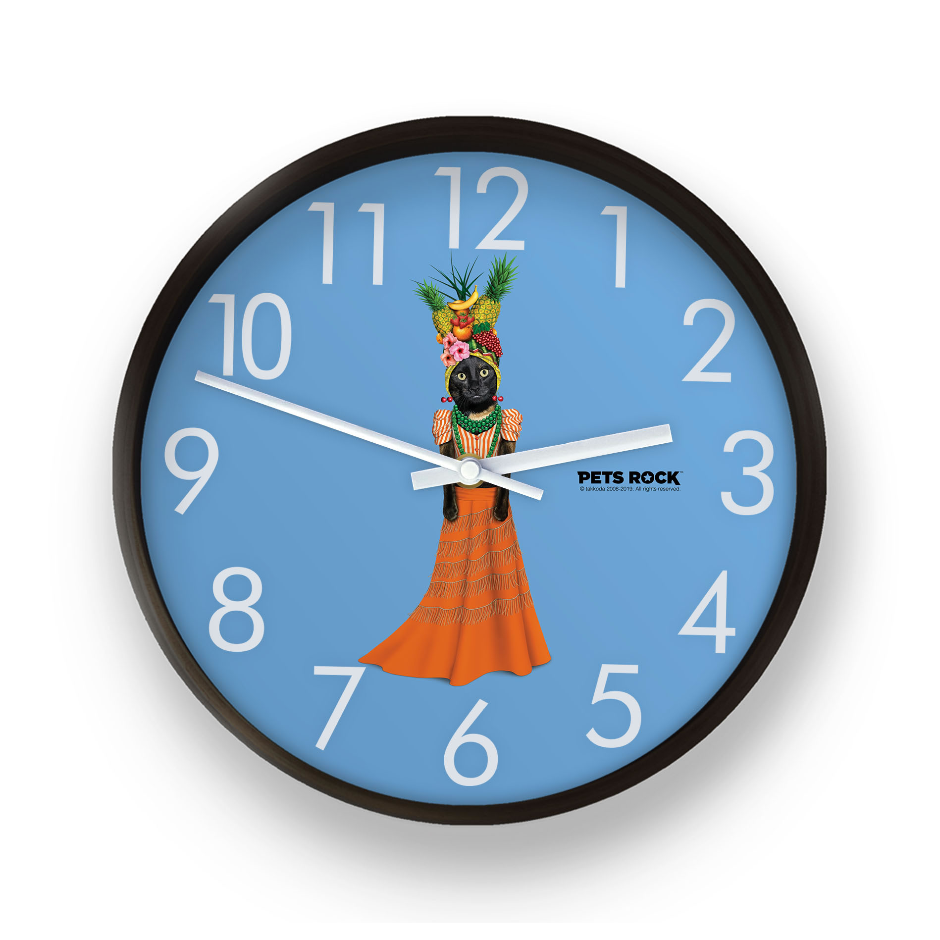 Fruit Pets Rock Wall Clock Fruit Pets Rock Wall Clock