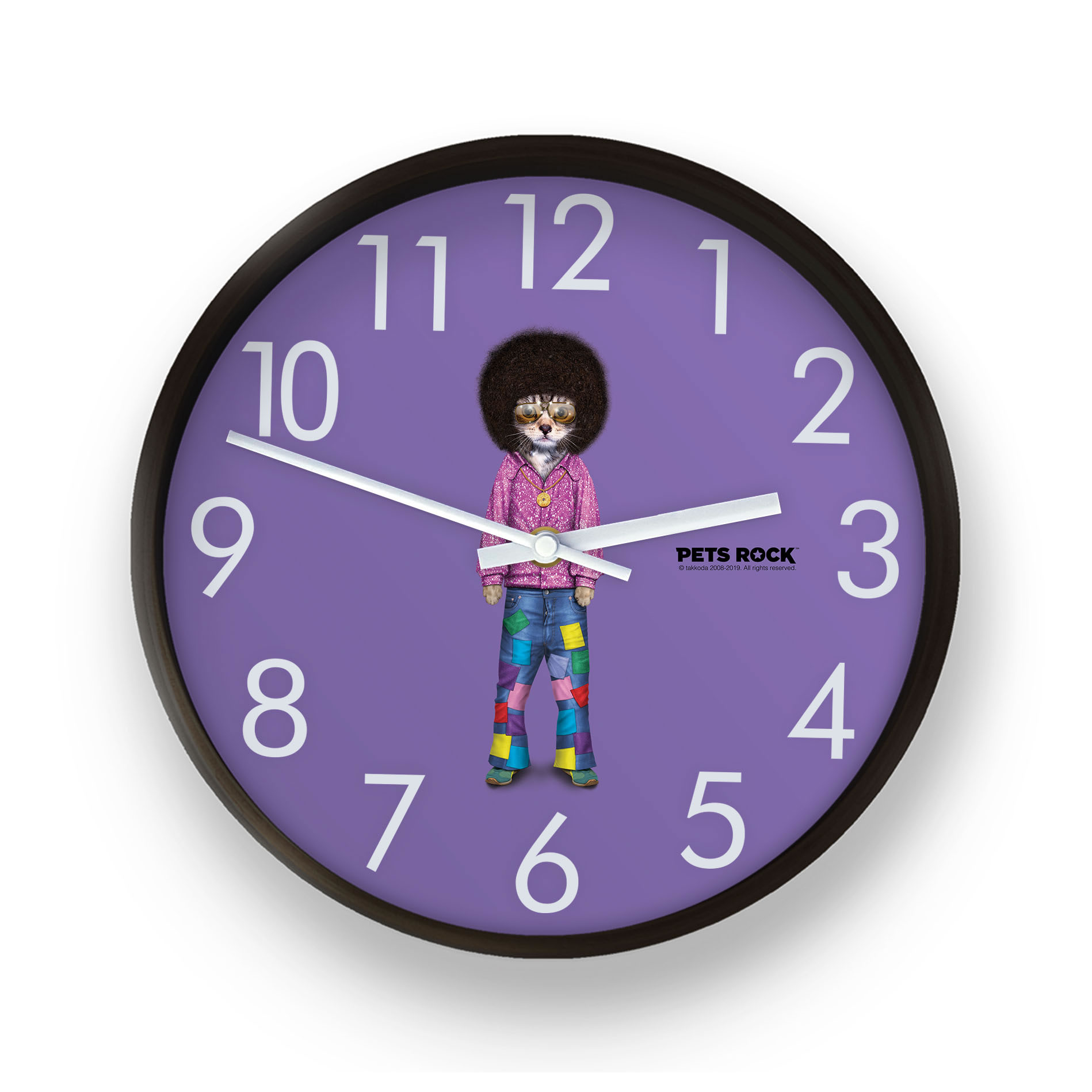 Disco Pets Rock Wall Clock Disco Pets Rock Wall Clock