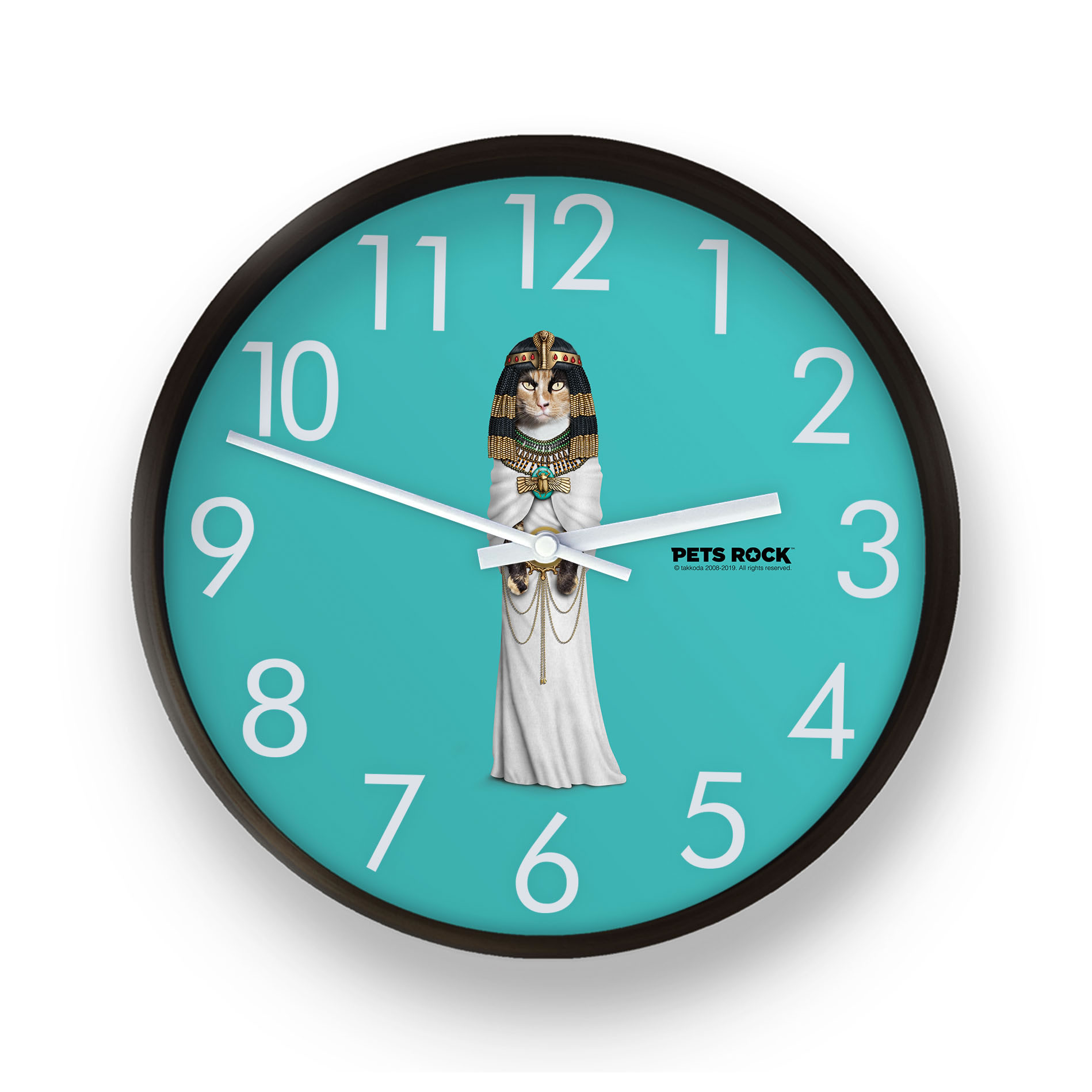 Cleopatra Pets Rock Wall Clock Cleopatra Pets Rock Wall Clock