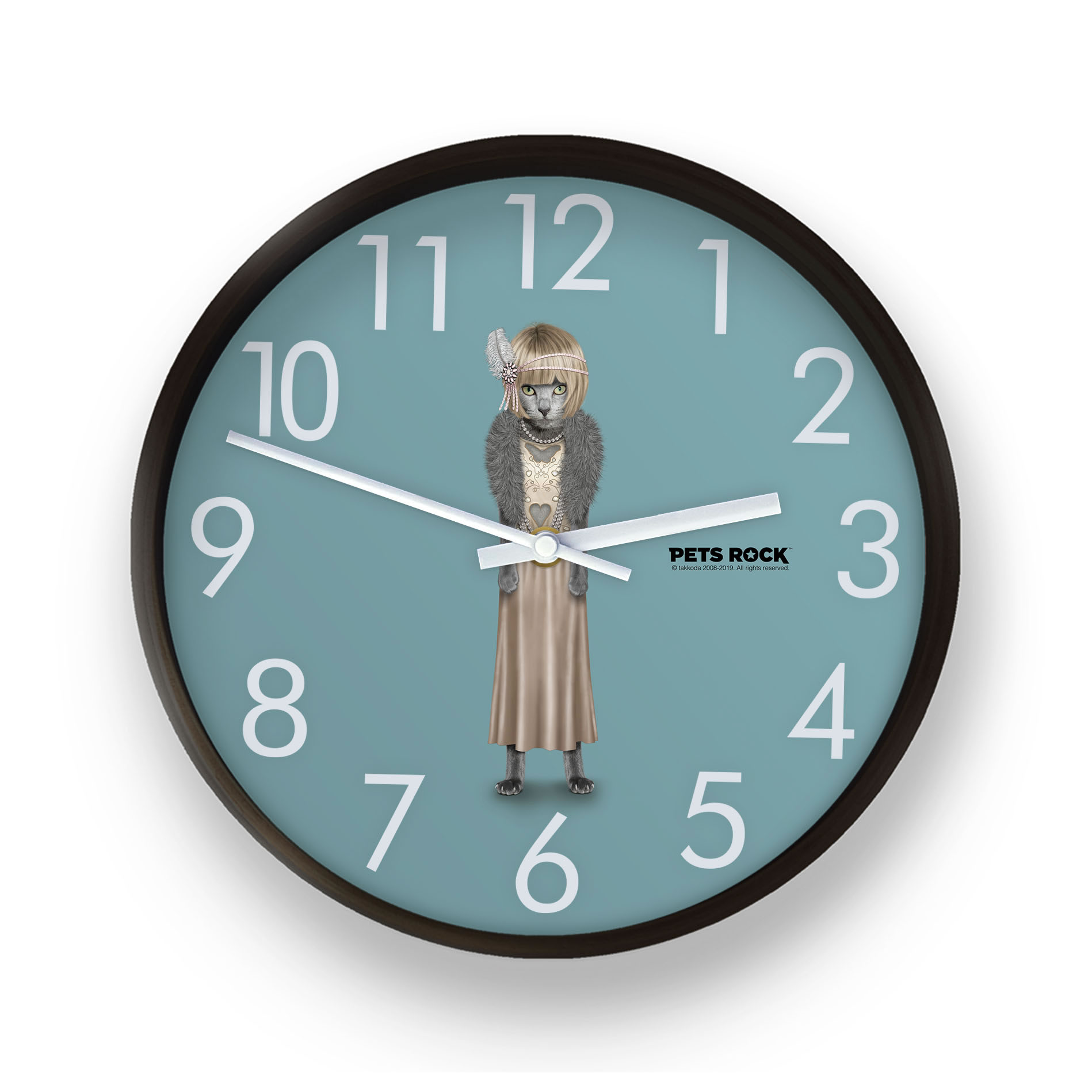 Daisy Pets Rock Wall Clock Daisy Pets Rock Wall Clock