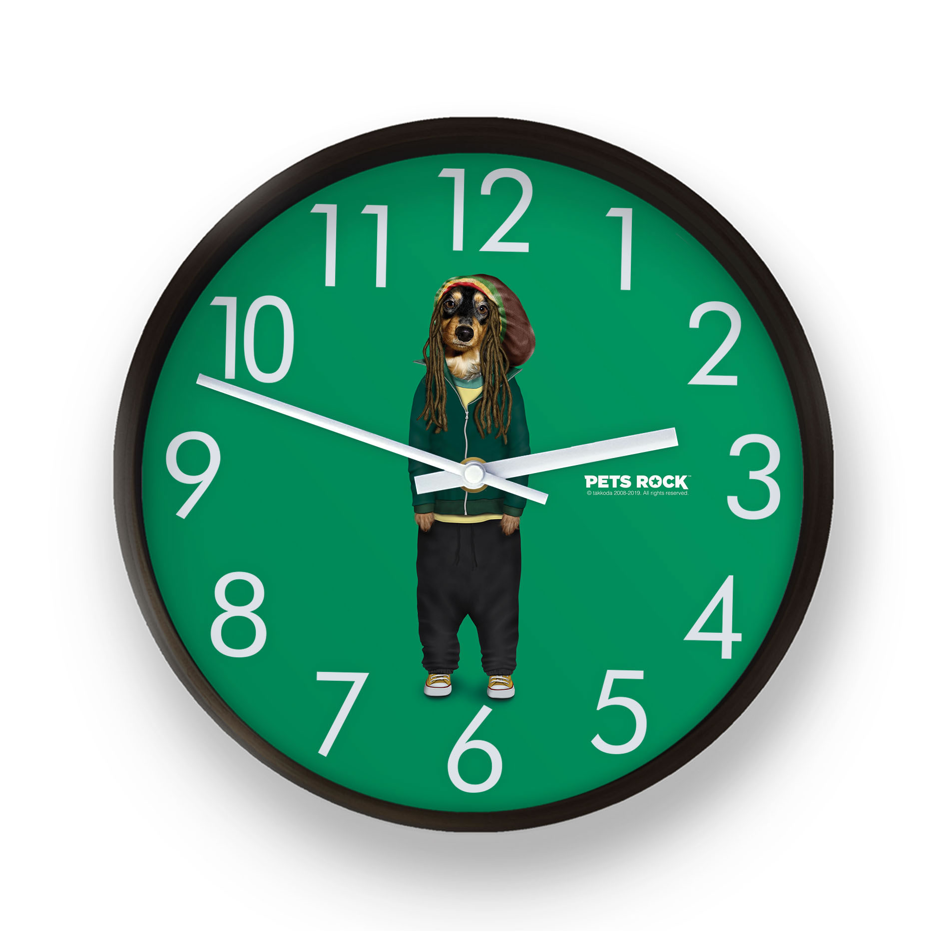 Reggae Pets Rock Wall Clock Reggae Pets Rock Wall Clock