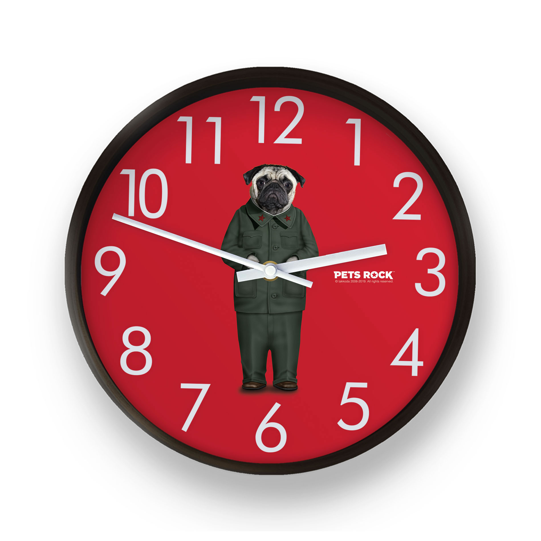 China Pets Rock Wall Clock China Pets Rock Wall Clock