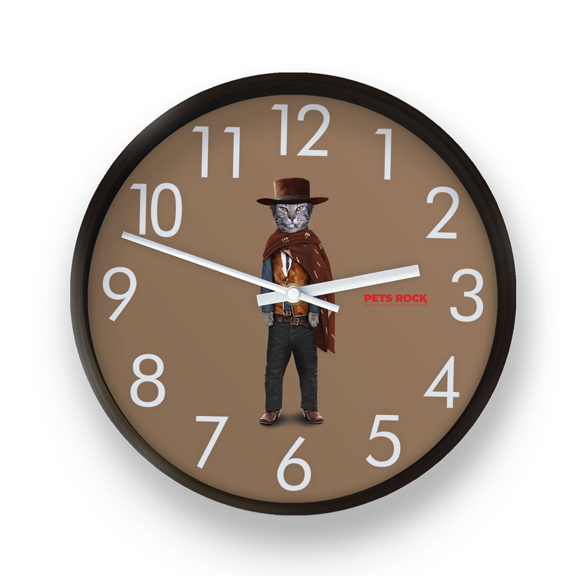 Western Pets Rock Wall Clock Western Pets Rock Wall Clock