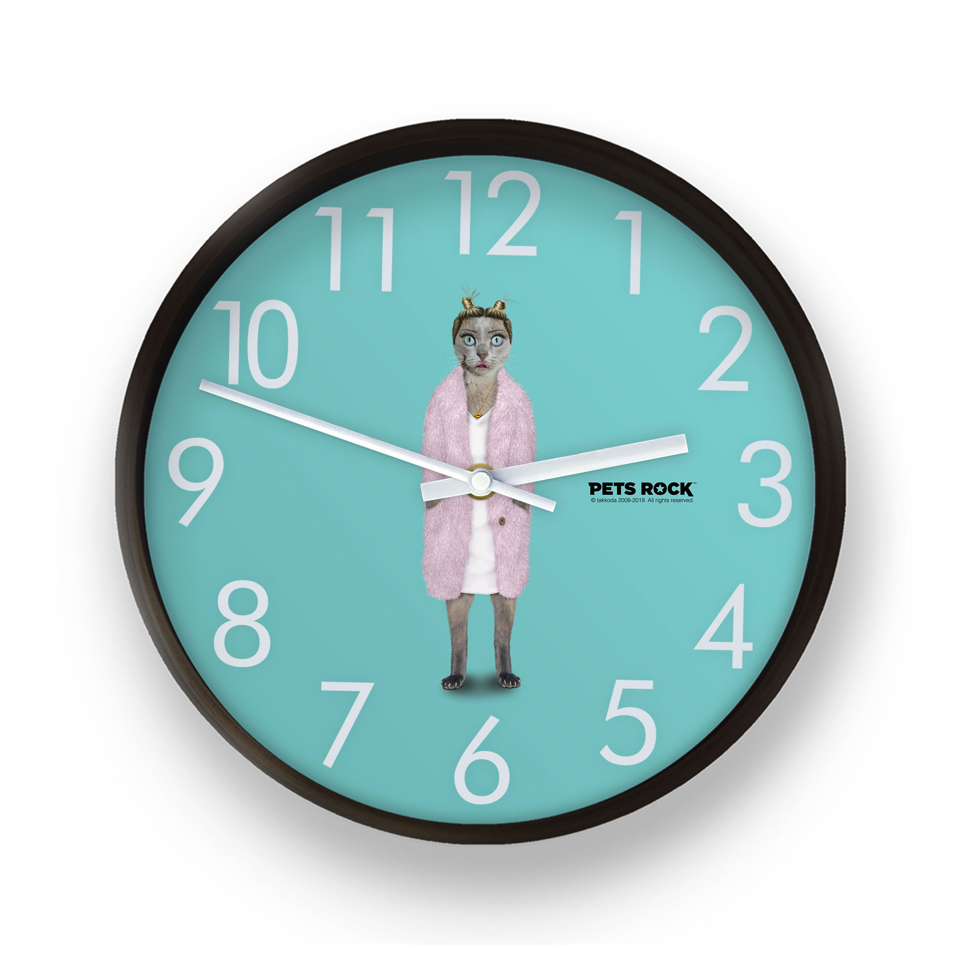 Twerk Pets Rock Wall Clock Twerk Pets Rock Wall Clock