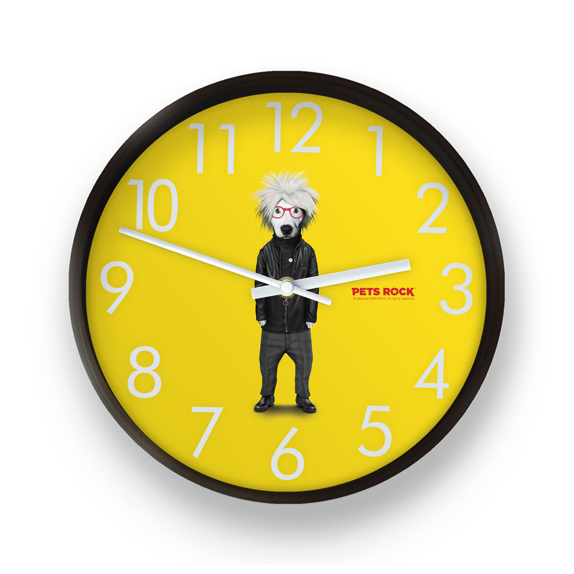Soup Pets Rock Wall Clock Soup Pets Rock Wall Clock