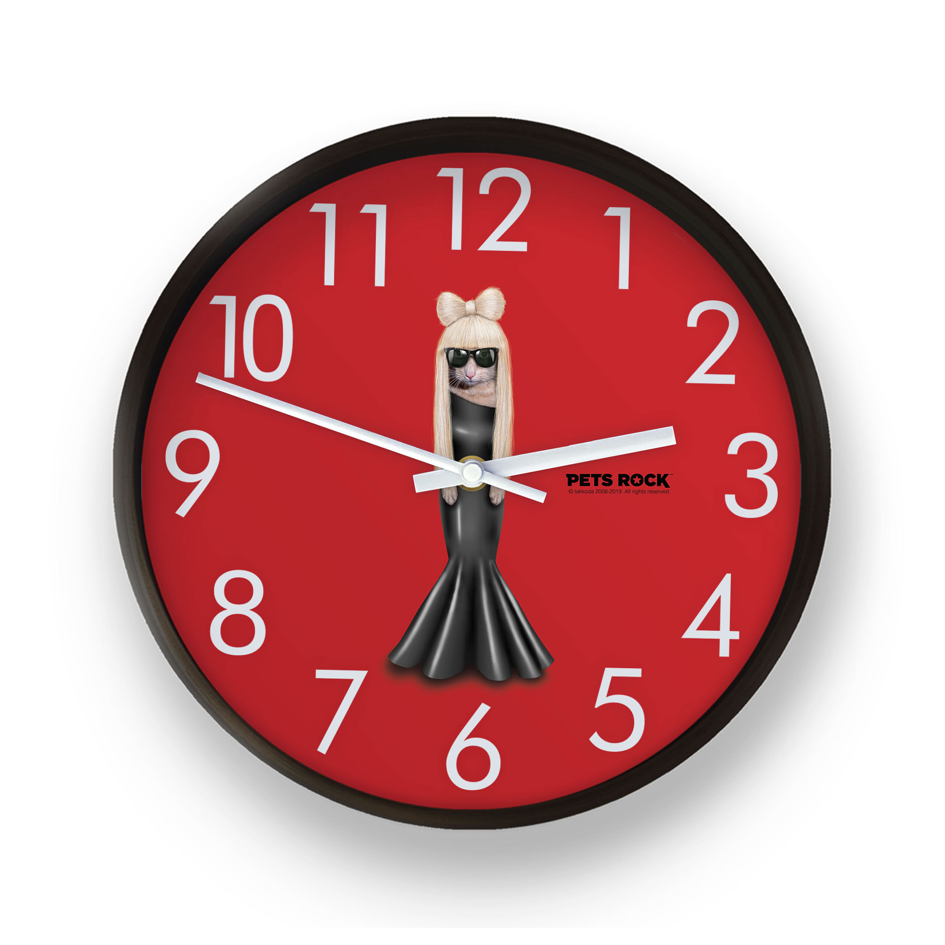 GG Pets Rock Wall Clock GG Pets Rock Wall Clock