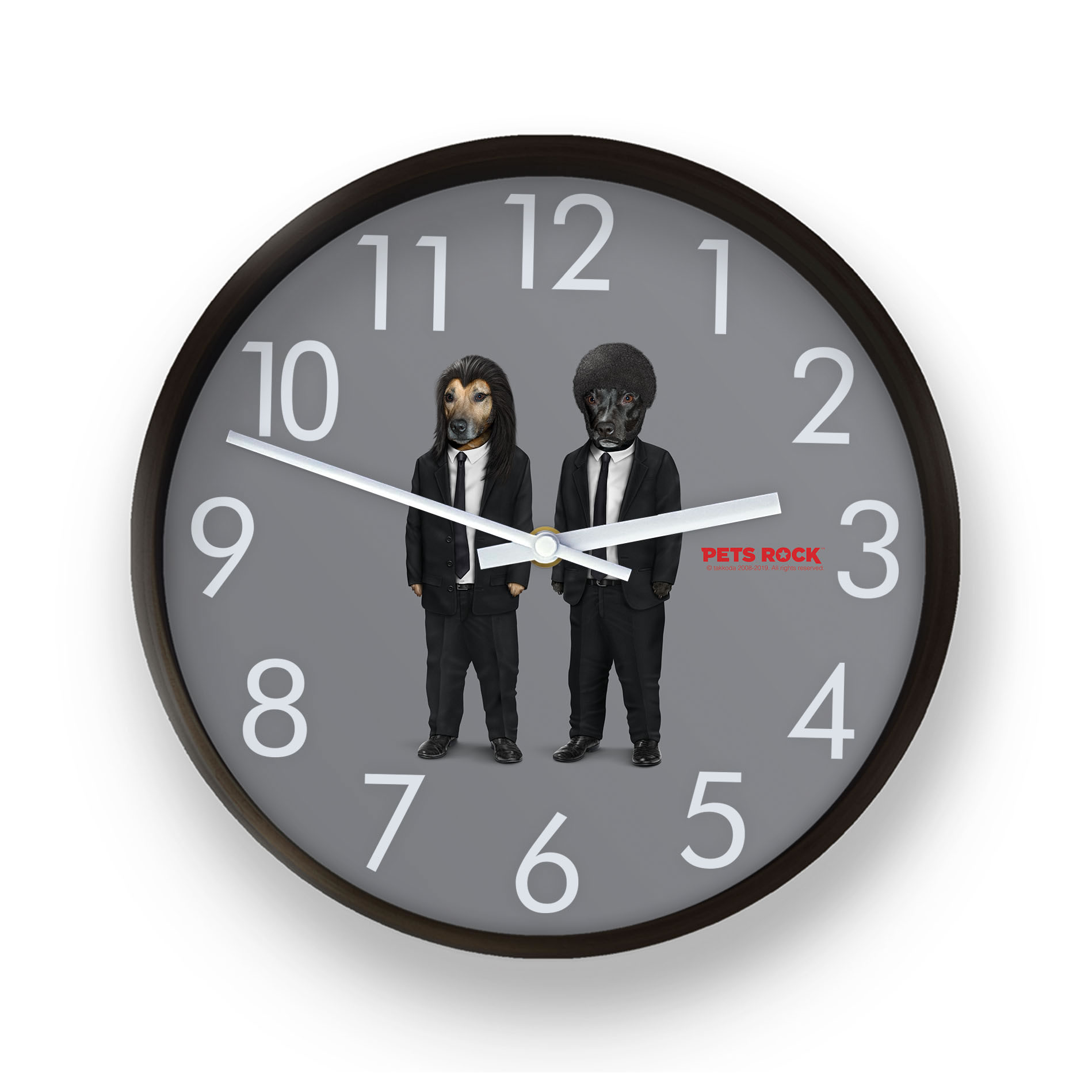 Hit Dogs Pets Rock Wall Clock Hit Dogs Pets Rock Wall Clock
