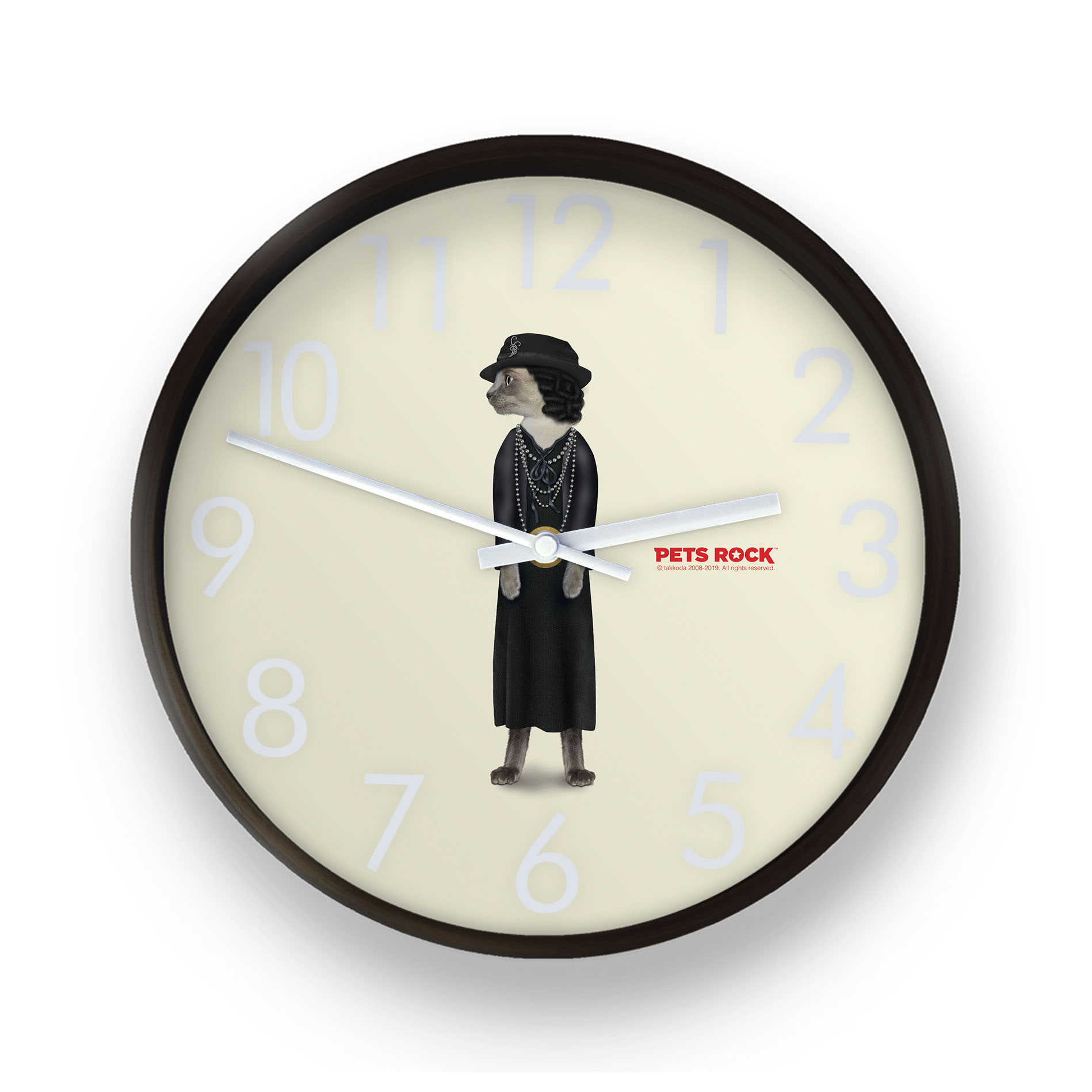 Paris Pets Rock Wall Clock Paris Pets Rock Wall Clock